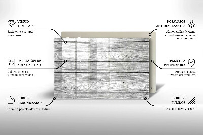 Dessous de bougie Vieille planche de bois