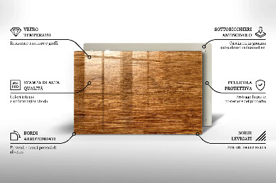 Dessous de bougie Texture planche de bois