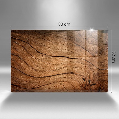 Dessous bougie Texture planche de bois