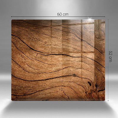 Dessous bougie Texture planche de bois