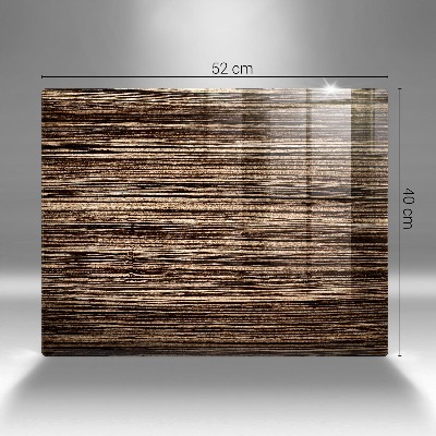 Dessous bougie Texture de bois