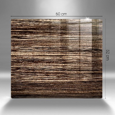 Dessous bougie Texture de bois