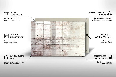 Dessous bougie Vieilles planches de bois