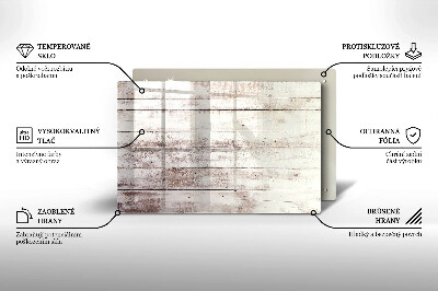 Dessous bougie Vieilles planches de bois