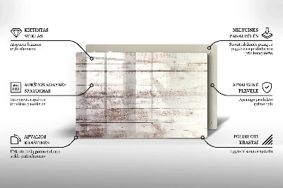 Dessous bougie Vieilles planches de bois