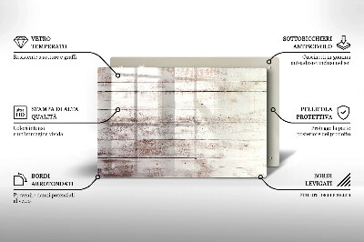 Dessous bougie Vieilles planches de bois