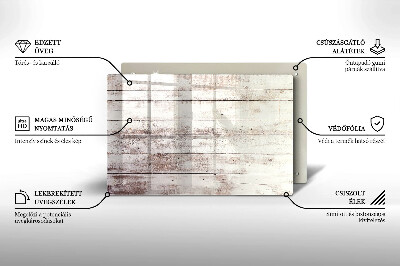 Dessous bougie Vieilles planches de bois