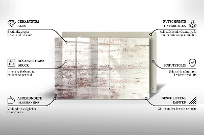 Dessous bougie Vieilles planches de bois