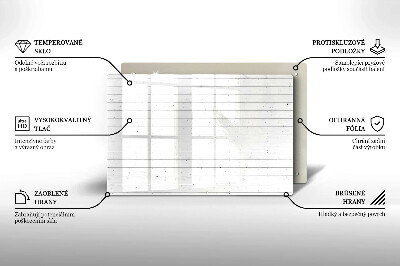 Dessous de bougie Planches de bois clair modernes