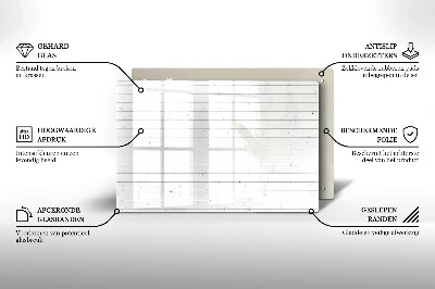 Dessous de bougie Planches de bois clair modernes