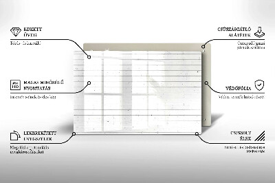 Dessous de bougie Planches de bois clair modernes