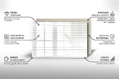 Dessous de bougie Planches de bois clair modernes