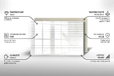 Dessous de bougie Planches de bois clair modernes