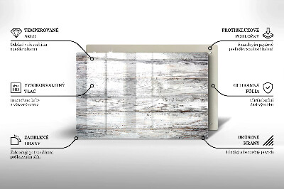 Dessous bougie Planches de bois clair