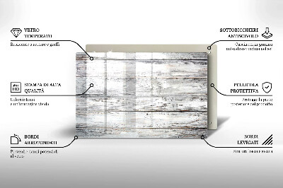 Dessous bougie Planches de bois clair