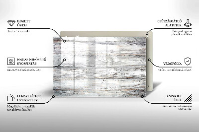 Dessous bougie Planches de bois clair