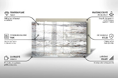 Dessous bougie Planches de bois clair