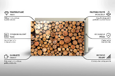 Dessous de bougie Troncs d'arbre