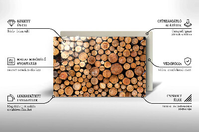 Dessous de bougie Troncs d'arbre