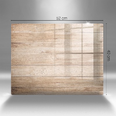 Dessous bougie Planches de bois