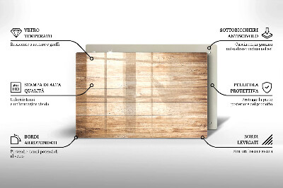 Dessous bougie Planches de bois