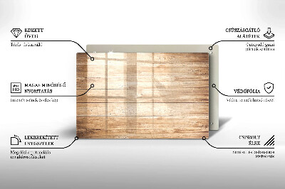 Dessous bougie Planches de bois