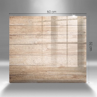 Dessous bougie Planches de bois