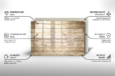 Dessous bougie Planches de bois