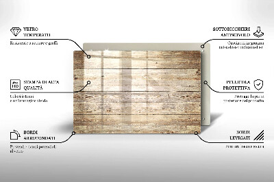 Dessous bougie Planches de bois