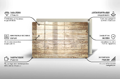 Dessous bougie Planches de bois