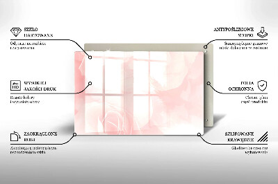 Dessous bougie Arrière-plan roses pastel