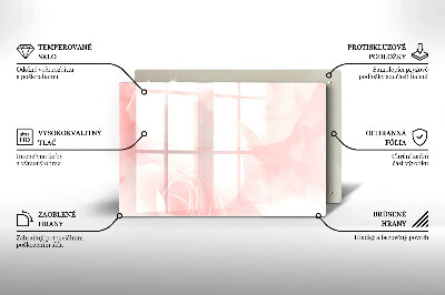 Dessous bougie Arrière-plan roses pastel