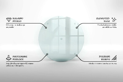 Dessous de verre pour bougies funéraires rond transparent