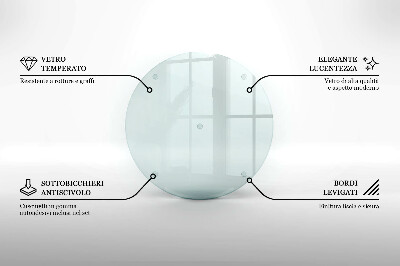 Dessous de verre pour bougies funéraires rond transparent