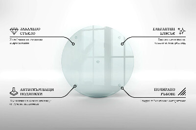 Dessous de verre pour bougies funéraires rond transparent