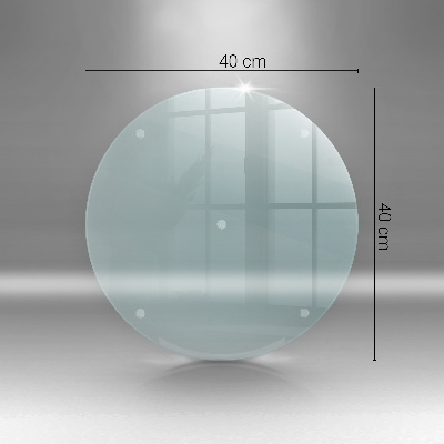 Dessous de verre pour bougies funéraires rond transparent