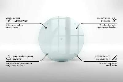 Dessous de verre pour bougies funéraires rond transparent