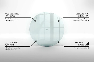 Dessous de verre pour bougies funéraires rond transparent