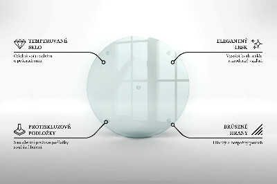 Dessous de verre pour bougies funéraires rond transparent