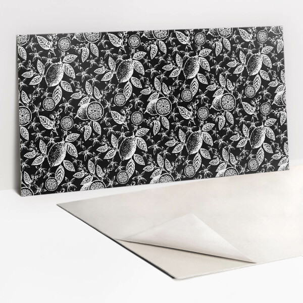 Panneau décoratif Abstraction en noir et blanc