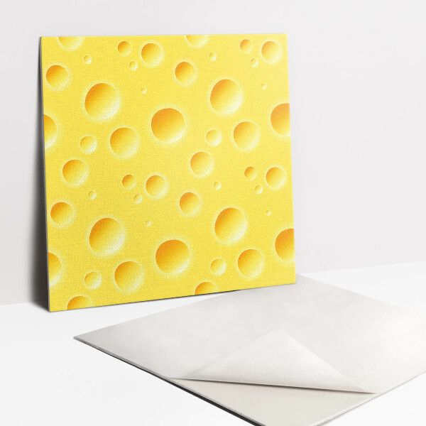 Carreaux vinyle Fromage jaune troué