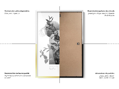 Cadre poster blanc 50x50 cm