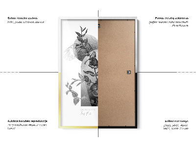 Cadre photo blanc 50x70 cm