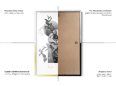 Cadre poster blanc 60x80 cm