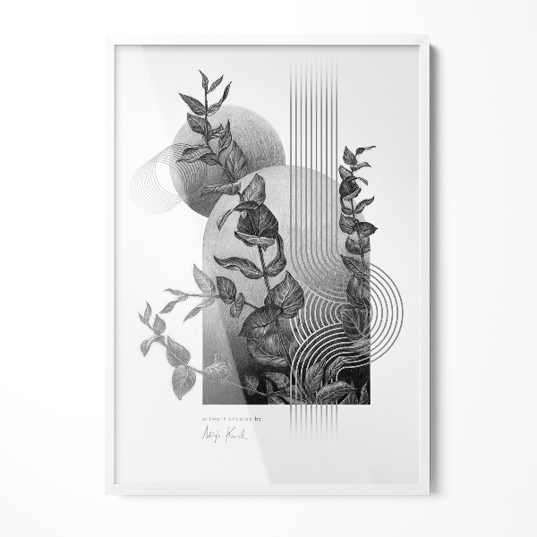 Photo cadre blanc 70x100 cm