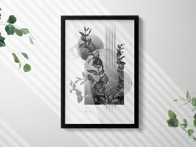 Photo cadre noir 40x60 cm