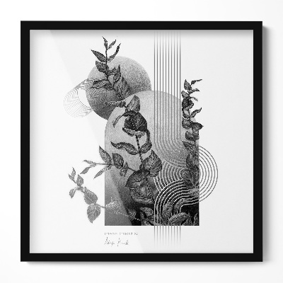 Cadre poster noir 50x50 cm