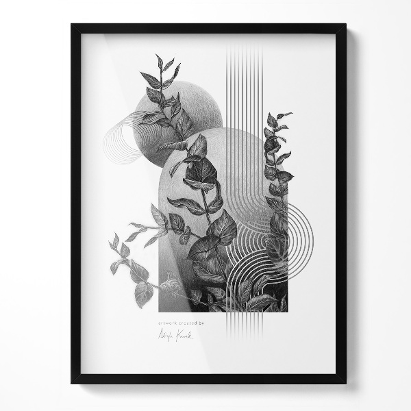 Cadre poster noir 60x80 cm