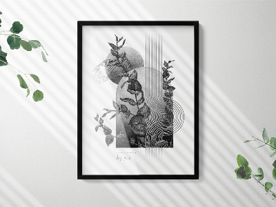 Cadre poster noir 60x80 cm