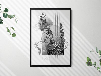 Photo cadre noir 70x100 cm